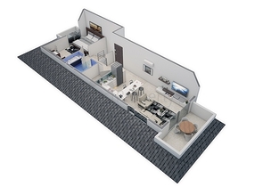 مجمع سكني حديث من قبل شركة البناء في منطقة كاستل – ألانيا