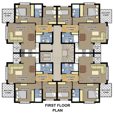 مشروع حديث من قبل شركة البناء في منطقة هورما كونيالتي – أنطاليا