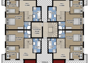 مشروع حديث من قبل شركة البناء في منطقة هورما كونيالتي – أنطاليا