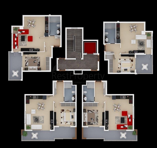 مجمع بأسعار مميزة في منطقة محمودلار – ألانيا