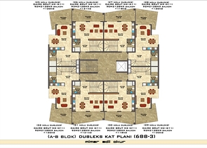 تصاميم مختلفة - دوبلكس غرفتين وصالة ضمن مجمع خمس نجوم في اوبا / الانيا 