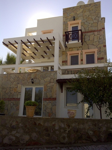  فبلا ثلاث طوابق مع اطلالة بحرية , في غوندوغان , بودروم .