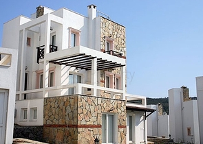  فبلا ثلاث طوابق مع اطلالة بحرية , في غوندوغان , بودروم .