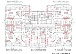شقق عائلية واسعة - مجمع سكني حديث في مهموتلار/ الانيا 