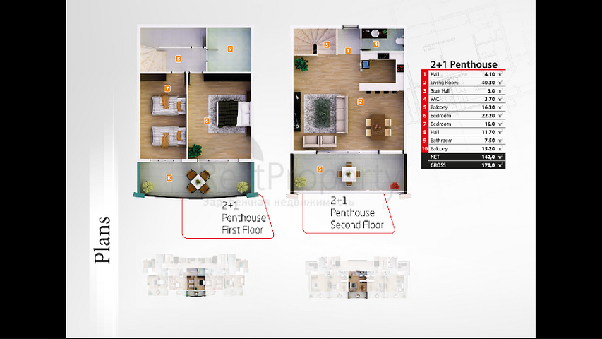 مجمع سكني حديث الإنشاء في منطقة محمودلار – ألانيا