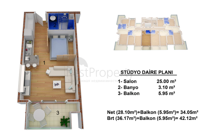 شقق ضمن مجمع سكني فاخر حديث في منطقة محمودلار – ألانيا