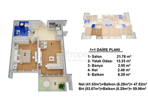 شقق ضمن مجمع سكني فاخر حديث في منطقة محمودلار – ألانيا