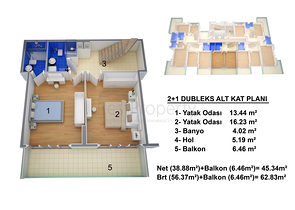 شقق ضمن مجمع سكني فاخر حديث في منطقة محمودلار – ألانيا