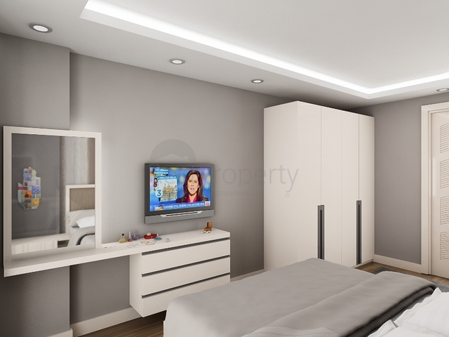 دوبلكس اربع غرف وصالة باطلالة بحر وقلعة في الانيا - كاستل 