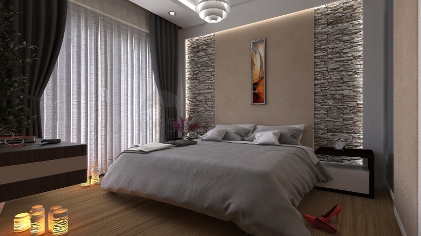 دوبلكس اربع غرف وصالة باطلالة بحر وقلعة في الانيا - كاستل 