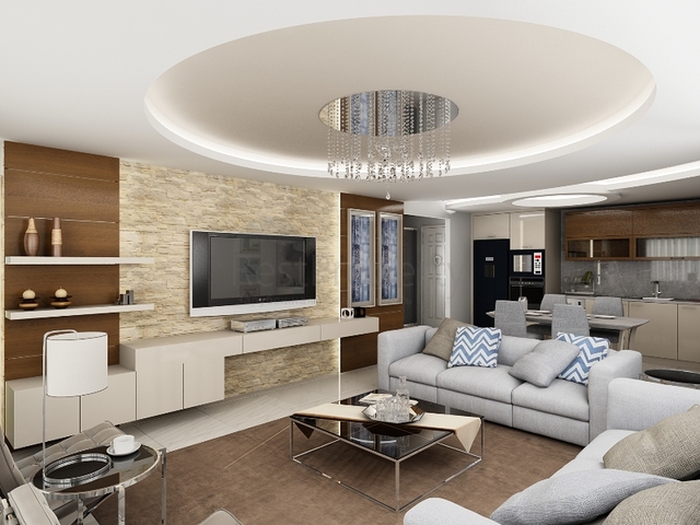 دوبلكس اربع غرف وصالة باطلالة بحر وقلعة في الانيا - كاستل 