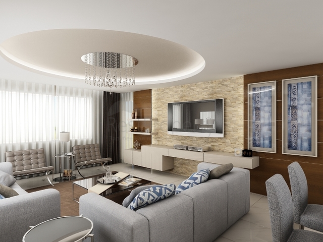 دوبلكس اربع غرف وصالة باطلالة بحر وقلعة في الانيا - كاستل 