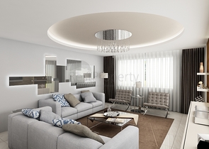 دوبلكس اربع غرف وصالة باطلالة بحر وقلعة في الانيا - كاستل 