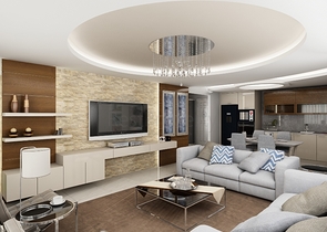 دوبلكس اربع غرف وصالة باطلالة بحر وقلعة في الانيا - كاستل 