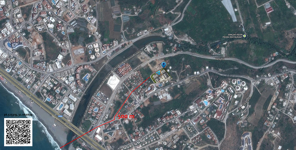 مشروع إستثماري حديث في منطقة كاستل – ألانيا