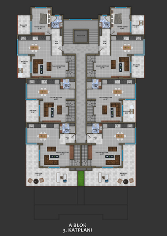 مشروع إستثماري حديث في منطقة كاستل – ألانيا