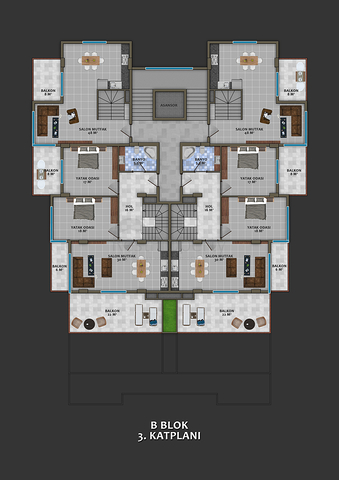 مشروع إستثماري حديث في منطقة كاستل – ألانيا