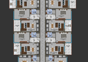 مشروع إستثماري حديث في منطقة كاستل – ألانيا