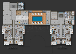 مشروع إستثماري حديث في منطقة كاستل – ألانيا