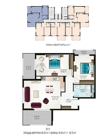 مجمع سكني من قبل أكبر شركات البناء في منطقة محمودلار – ألانيا