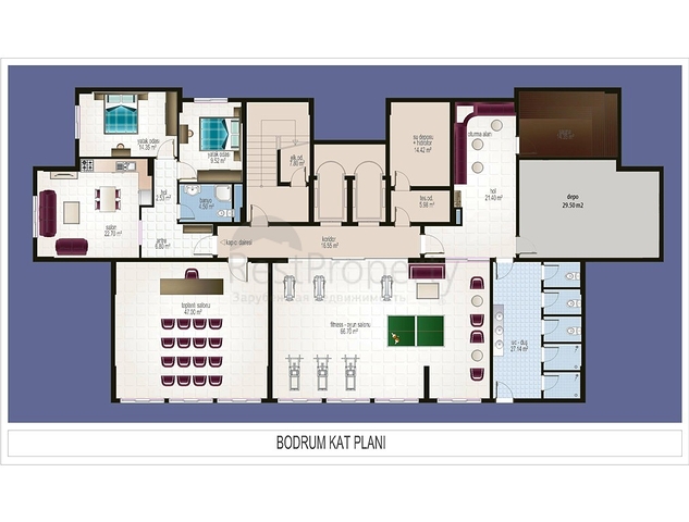 مجمع سكني من قبل أكبر شركات البناء في منطقة محمودلار – ألانيا