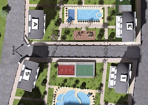 مشروع ضخم حديث الإنشاء في منطقة أفسلار – ألانيا