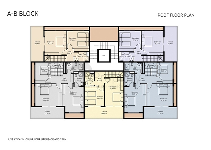 مجمع سكني مميز على مسافة قريبة من البحر في منطقة كاستل – ألانيا