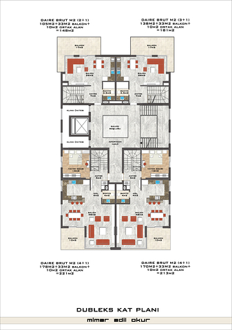 مشروع فاخر حديث على مسافة قريبة من البحر في منطقة كاستل – ألانيا