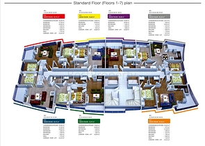 مجمع سكني حديث في مركز مدينة ألانيا