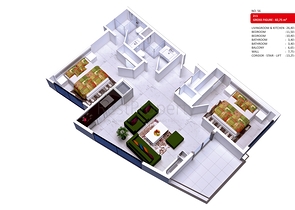 مجمع سكني حديث في مركز مدينة ألانيا