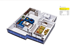 مجمع سكني حديث في مركز مدينة ألانيا