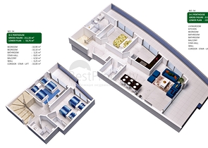 مجمع سكني حديث في مركز مدينة ألانيا