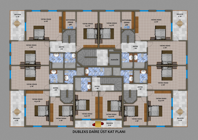 مجمع سكني مميز في وسط منطقة أوبا – ألانيا