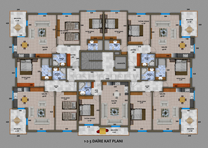 مجمع سكني مميز في وسط منطقة أوبا – ألانيا