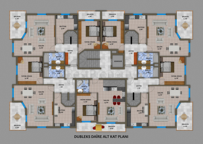 مجمع سكني مميز في وسط منطقة أوبا – ألانيا