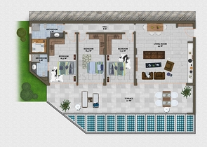 مجمع فيلات وشقق بتصميم فاخر وبأحدث التقنيات في مركز المدينة السياحية ألانيا
