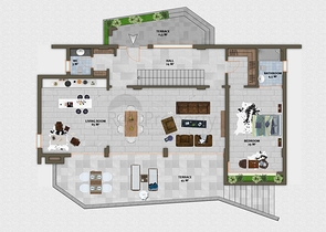 مجمع فيلات وشقق بتصميم فاخر وبأحدث التقنيات في مركز المدينة السياحية ألانيا