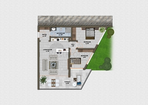 مجمع فيلات وشقق بتصميم فاخر وبأحدث التقنيات في مركز المدينة السياحية ألانيا