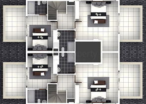 شقق ثلاث غرف في سيدا