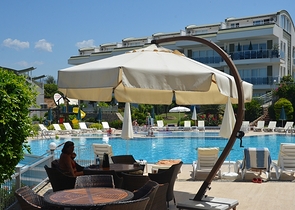 مجمع فاخر واطلالة بحرية ساحرة -بنتهاوس غرفتين وصالة في كوناكليه / الانيا 