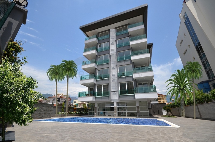 تصميم عصري وحديث - شقة غرفة وصالة مفروشة ضمن مجمع سكني في اوبا / الانيا 