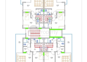 تصميم عصري وحديث - شقة غرفة وصالة مفروشة ضمن مجمع سكني في اوبا / الانيا 
