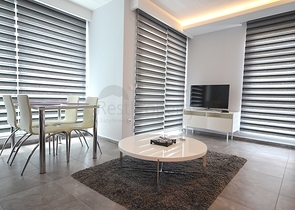 تصميم عصري وحديث - شقة غرفة وصالة مفروشة ضمن مجمع سكني في اوبا / الانيا 