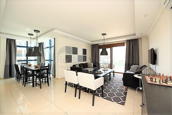 شقة مؤثثة ضمن مجمع فاخر في منطقة جيكجيلي من ألانيا