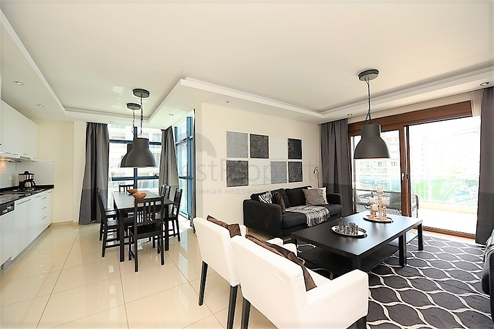 شقة مؤثثة ضمن مجمع فاخر في منطقة جيكجيلي من ألانيا