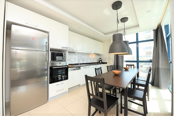 شقة مؤثثة ضمن مجمع فاخر في منطقة جيكجيلي من ألانيا