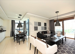 شقة مؤثثة ضمن مجمع فاخر في منطقة جيكجيلي من ألانيا