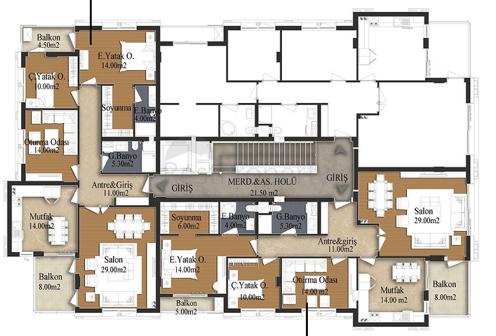 مشروع استثماري في انطاليا بخطة تقسيط لمدة سنتين من المطور