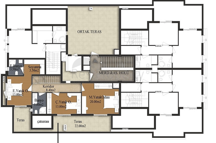 مشروع استثماري في انطاليا بخطة تقسيط لمدة سنتين من المطور