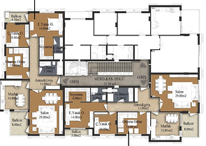 مشروع استثماري في انطاليا بخطة تقسيط لمدة سنتين من المطور
